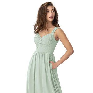 Azazie Raine Bridesmaid Dress in Agave
